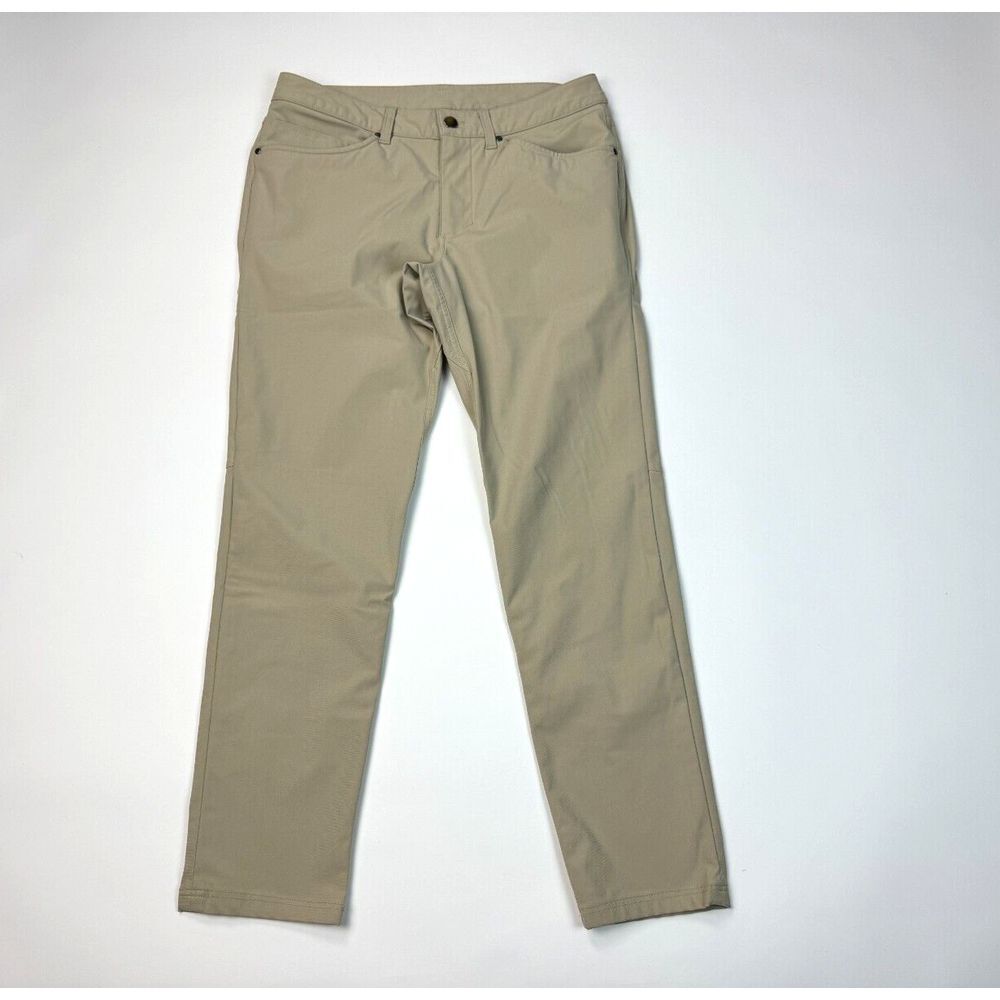 Lululemon ABC Pant Slim Mens 31  Warpstreme 5 Pockets Stretch Flat Front Comfort